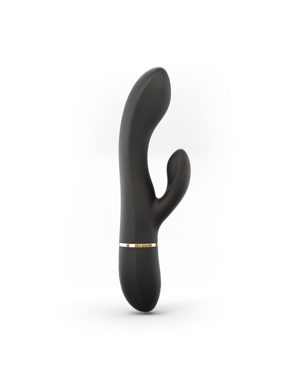 GLAM RABBIT - Wibrator Króliczek z Silikonu Medycznego, Czarny, Wodoodporny, USB, 10 Trybów