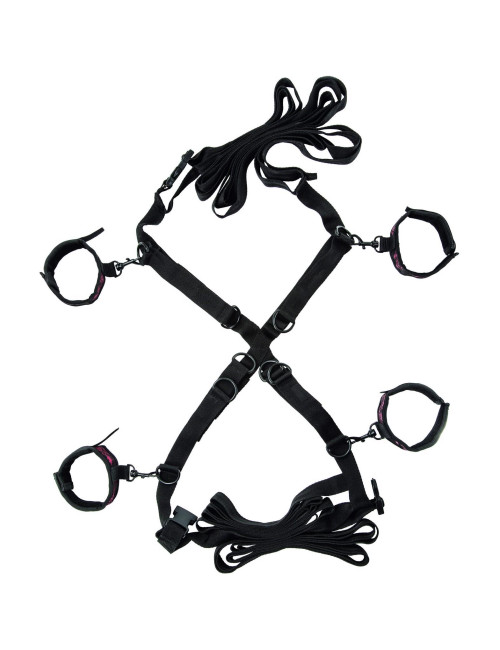 Scandal Over the Bed Cross Black