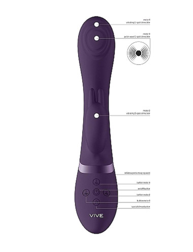 Cato - Pulse G-spot Rabbit - Purple