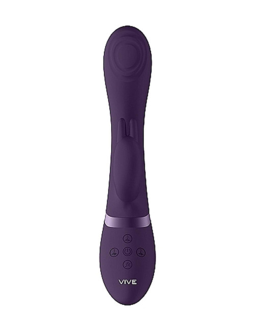 Cato Pulse G-spot Rabbit Purple - Wibrator króliczek silikonowy, wodoodporny, 3 silniki