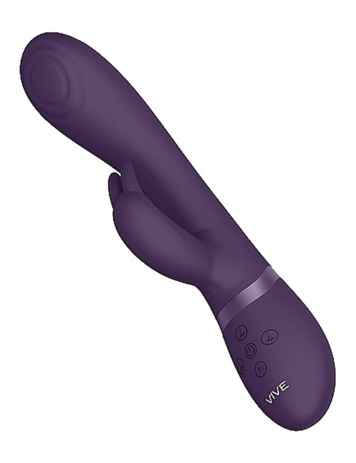 Cato Pulse G-spot Rabbit Purple - Wibrator króliczek silikonowy, wodoodporny, 3 silniki