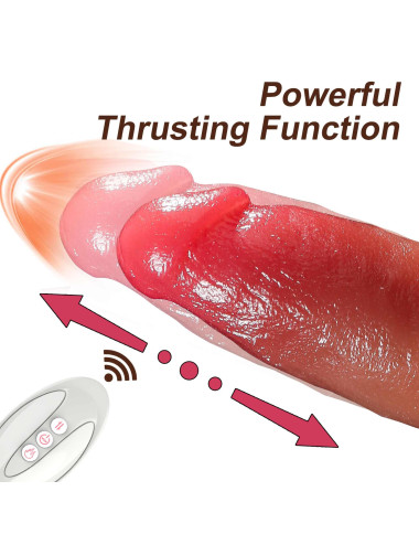 Wibrator-Silicone, 10 vibration modes 7 thrusting function, Heating