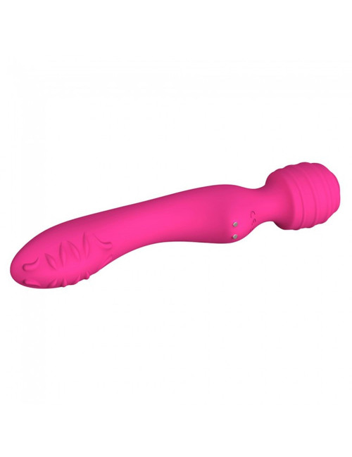 Love to Love Wibrator 2w1 Twist - Danger Pink