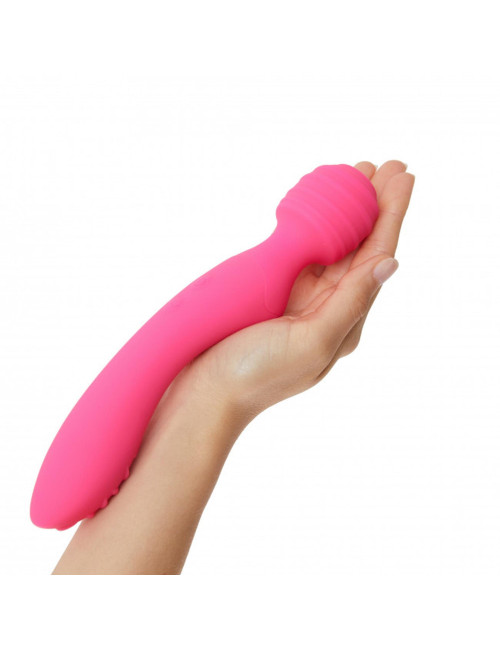 Love to Love Wibrator 2w1 Twist - Danger Pink