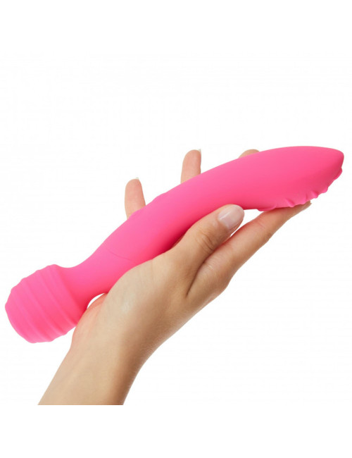 Love to Love Wibrator 2w1 Twist - Danger Pink