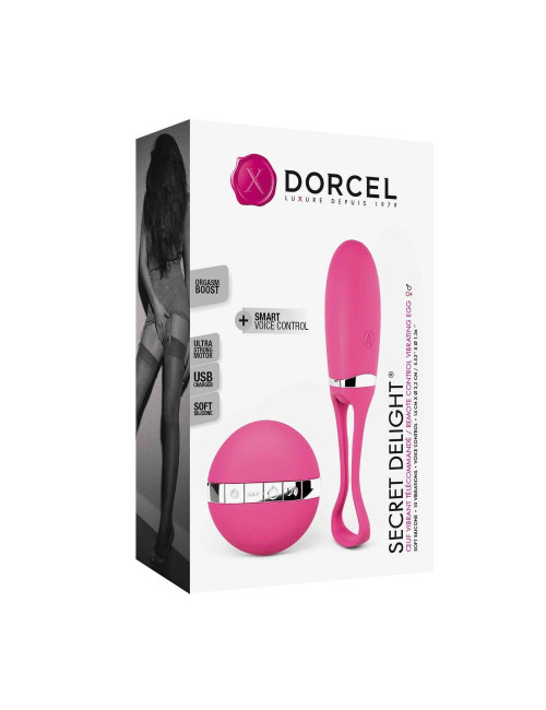 Secret Delight Magenta Bezprzewodowe Jajko Wibrujące z Komendą Głosową
