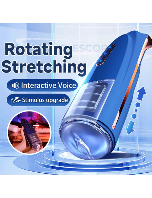 Lovesecret Premium LS06 Masturbator Pro 2 – Męski Masturbator, 7 trybów, wodoodporny, USB – Zabawki erotyczne