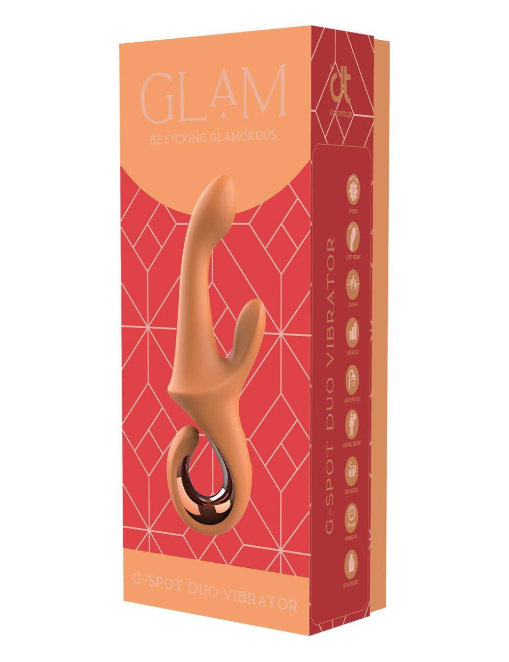 Glam G-Spot Duo Wibrator - Zabawki erotyczne, Wibratory, Króliczki