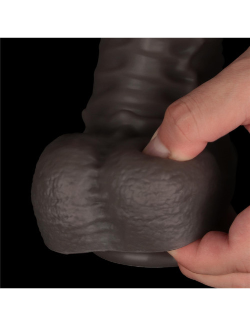 LoveToy Dwuwarstwowe Silikonowe Dildo XXL 16"