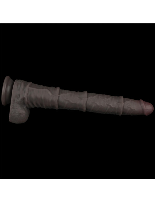 LoveToy Dwuwarstwowe Silikonowe Dildo XXL 16"