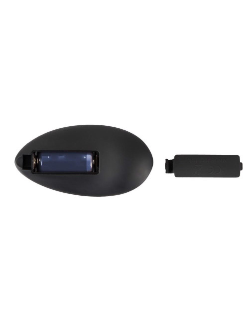 Black Velvets RC Rotating Anal Plug – Plug anal wibrujący z Pilotem, Silikonowy