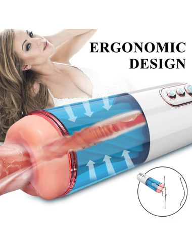 Masturbator-Vibration 7, 7 Sucking modes, Hand
