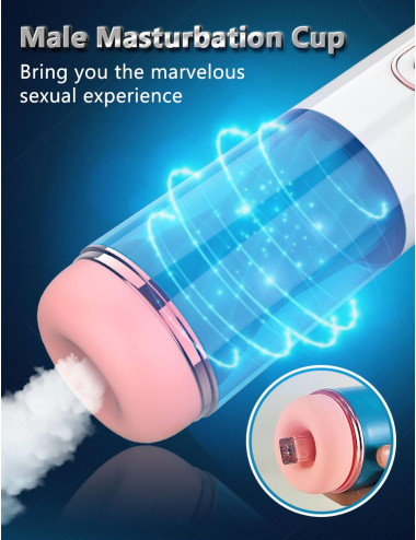 Masturbator-Vibration 7, 7 Sucking modes, Hand