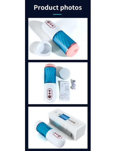 Masturbator-Vibration 7, 7 Sucking modes, Hand