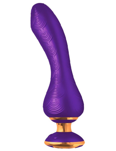 Sanya Intimate Massager Purple – Wibrator punktu G, silikon medyczny, wodoodporny, 10 trybów, USB