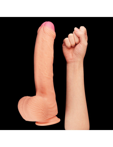 11 Dual Layer Platinum Silicone Cock