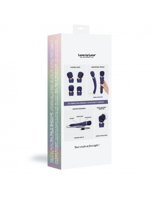 Love to Love Brush Crush Midnight Indigo – Wibrator Silikonowy