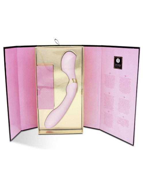 ZOA Intimate Massager Light Pink - masażer intymny silikonowy, wibrator wodoodporny, Shunga