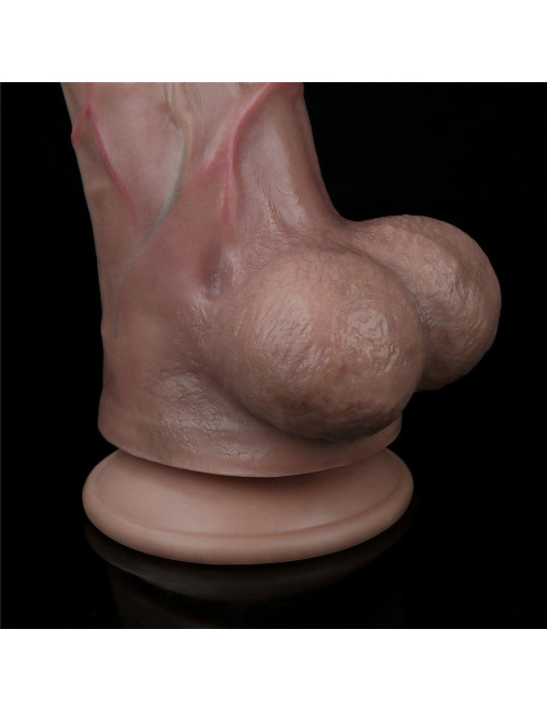 Realistyczne dildo LoveToy 11,5'' z platynowego silikonu