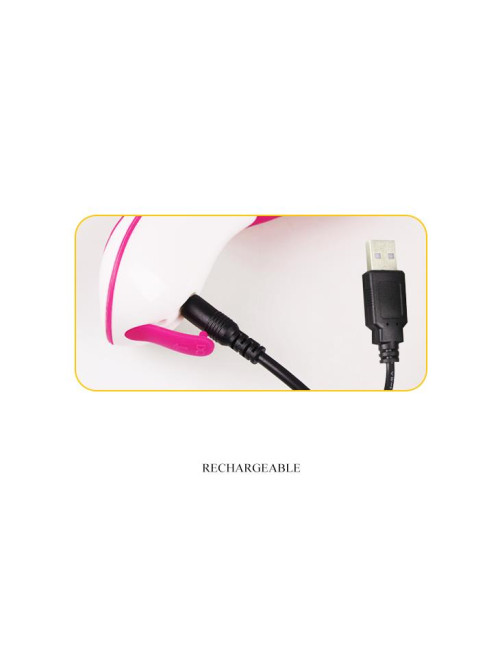 Pretty Love Vincent - Wibrator króliczek silikonowy, 12 funkcji, sterowanie głosem, USB