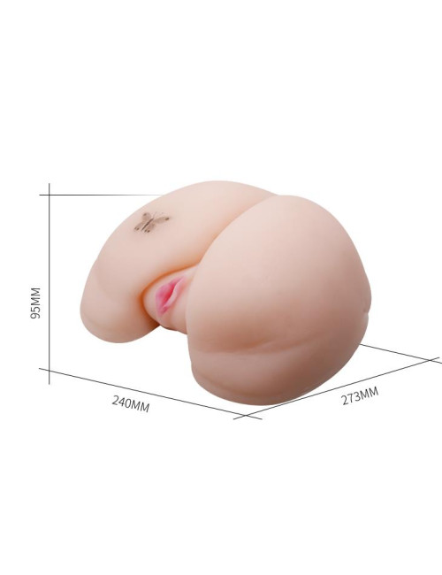 BAILE -REALISTIC VAGINA AND ASS, Vibration Rotation Heating function Sex talk