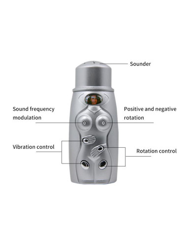 BAILE -REALISTIC VAGINA AND ASS, Vibration Rotation Heating function Sex talk