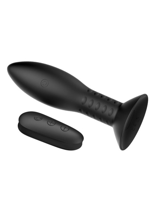 MR PLAY Rotation Beads Anal Plug - Wibrujący Plug Analny z Koralikami, Zabawki Analne