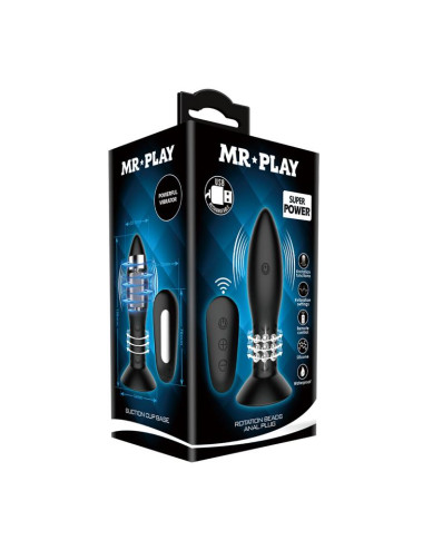MR PLAY - Rotation Beads Anal Plug