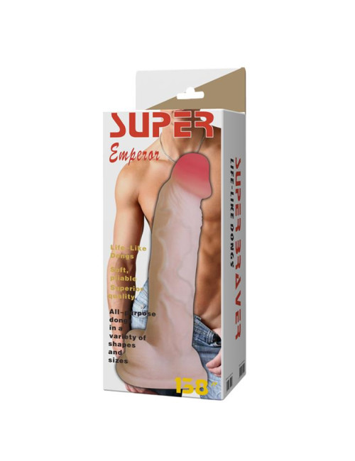 BAILE Super Emperor Dildo Gigant - Realistyczny 14 cali, TPR, zabawki dla dorosłych
