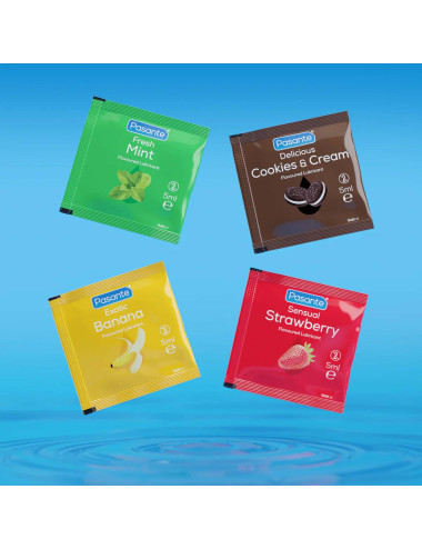 Pasante Flavoured Lube Sachets 5ml x 144pcs