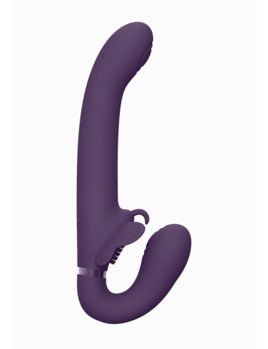 Satu Purple Strap-On z Wibracją - 3 Silniki NG F1, Bez Uprzęży