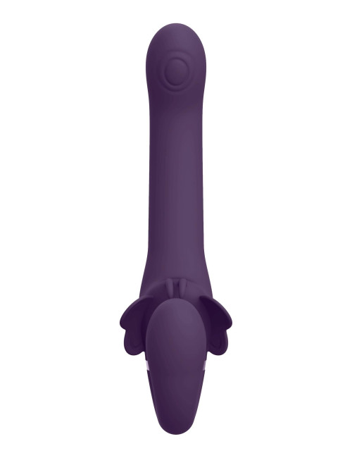 Satu Purple Strap-On z Wibracją - 3 Silniki NG F1, Bez Uprzęży
