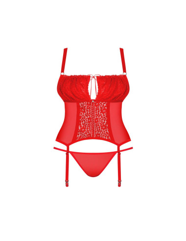 Bielizna-Blossmina gorset i stringi 6XL/7XL