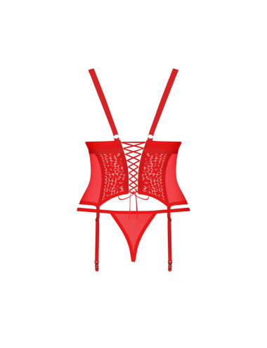 Bielizna-Blossmina gorset i stringi 6XL/7XL