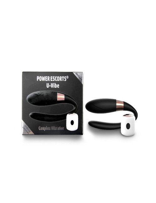 U-Vibe Black Wibrator z Pilotem – 7 Funkcji, Bezprzewodowy, Bezpieczny dla Ciała