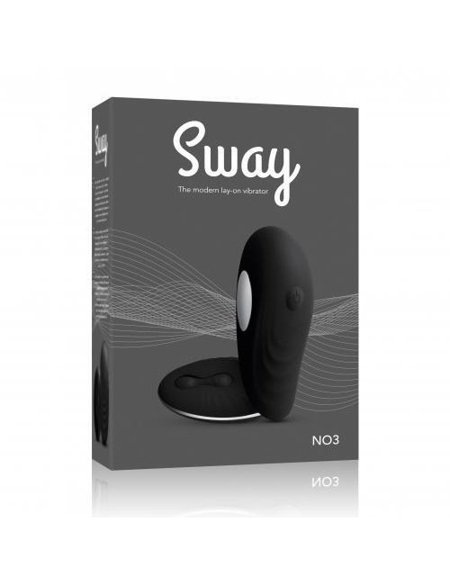 Sway Vibes No. 3 - Black – Wibrator silikonowy z 10 trybami, wodoodporny