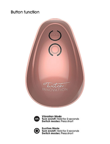 Twitch Hands - Free Suction & Vibration Toy - Rose