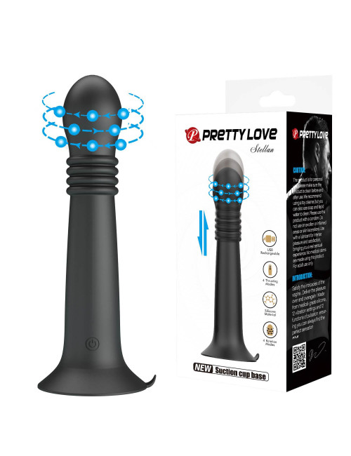 Pretty Love Stellan Thrusting & Rotating Wand Massager – 23 cm