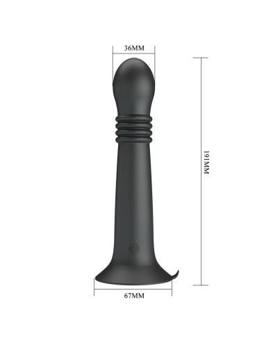 Pretty Love Stellan Thrusting & Rotating Wand Massager – 23 cm