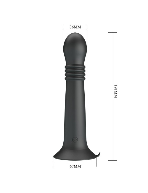 Pretty Love Stellan Thrusting & Rotating Wand Massager – 23 cm