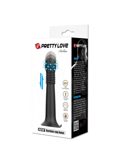 Pretty Love Stellan Thrusting & Rotating Wand Massager – 23 cm