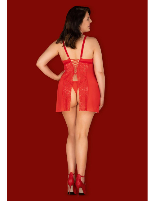 Obsessive Bielizna Blossmina Koszulka i Stringi 6XL/7XL