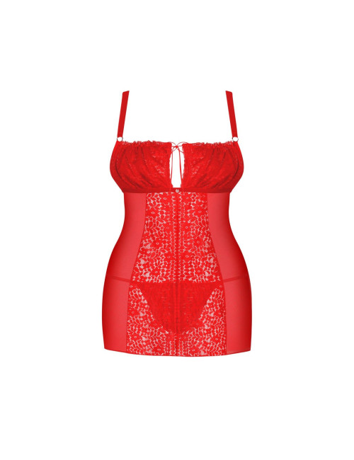 Obsessive Bielizna Blossmina Koszulka i Stringi 6XL/7XL