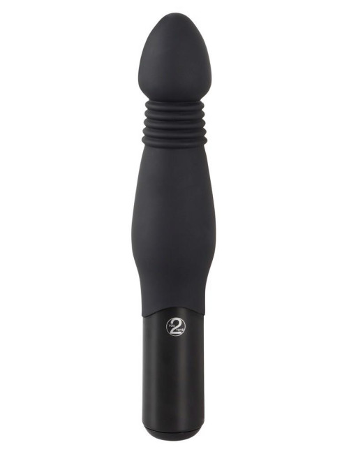 You2Toys Czarny Wibrator Analny z Funkcją Wstrząsów