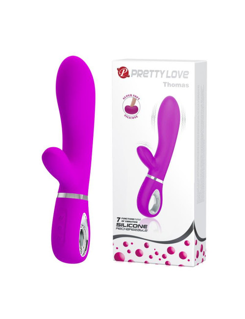 Pretty Love Thomas USB Purple - wibrator punkt G 7 funkcji silikon