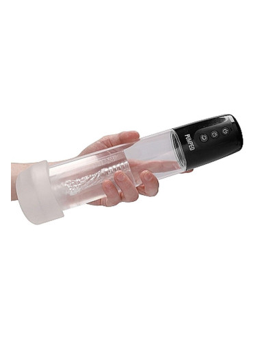 Automatic Cyber Pump with Masturbation Sleeve - Transparent