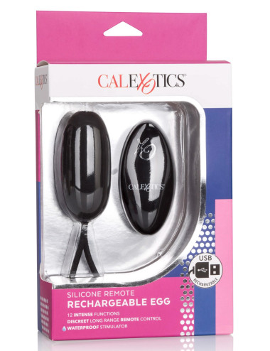 Remote Rechargeable Egg Black