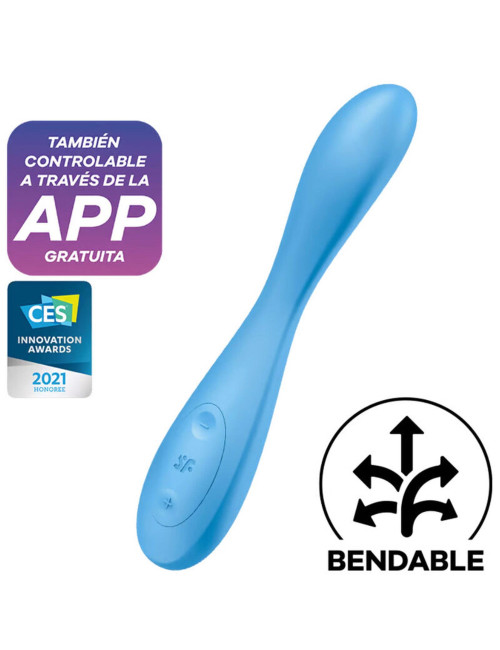 Wibrator G-Spot Flex 4 Connect App - punkt G, zabawka erotyczna, z aplikacją Satisfyer Connect