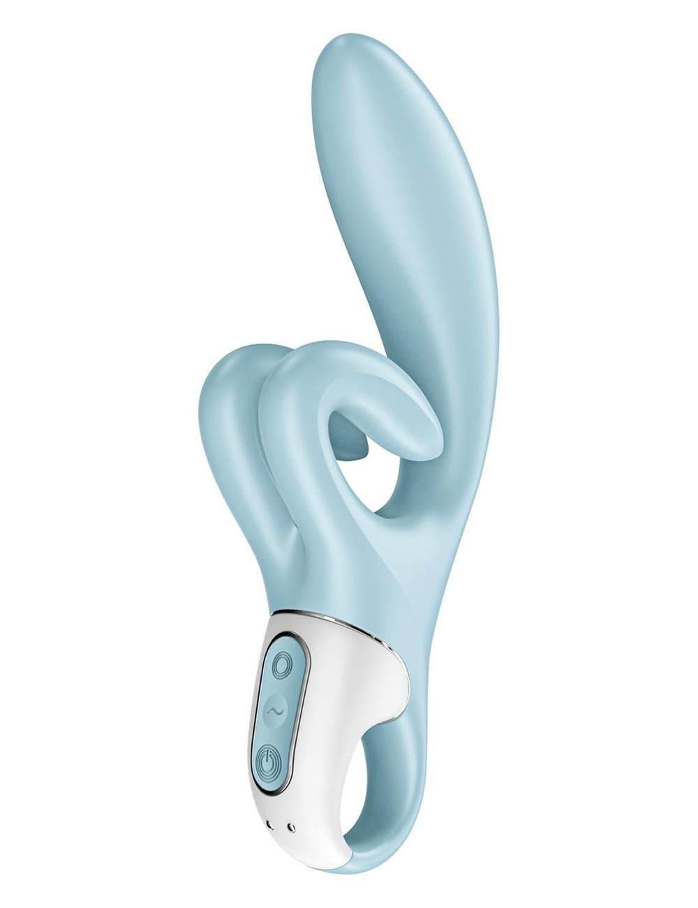 Touch Me Blue – Wibrator króliczek, 3 silniki, IPX7, silikon Flex, 12 programów, ładowanie USB – zabawki erotyczne