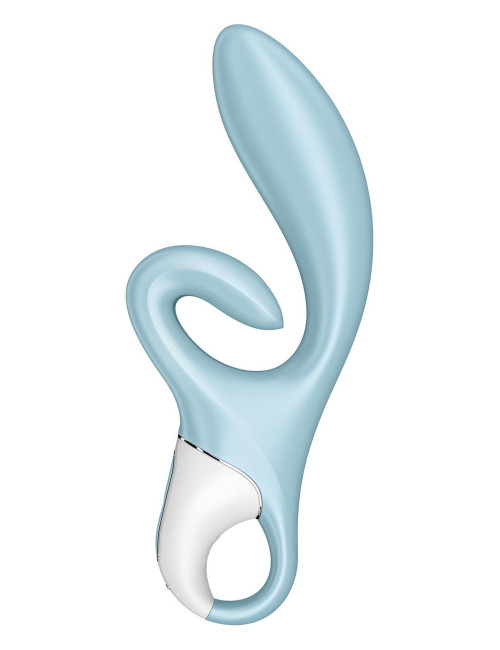 Touch Me Blue – Wibrator króliczek, 3 silniki, IPX7, silikon Flex, 12 programów, ładowanie USB – zabawki erotyczne